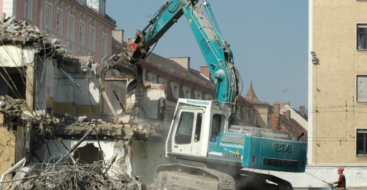 démolition d’un bâtiment