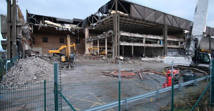chantier de démolition