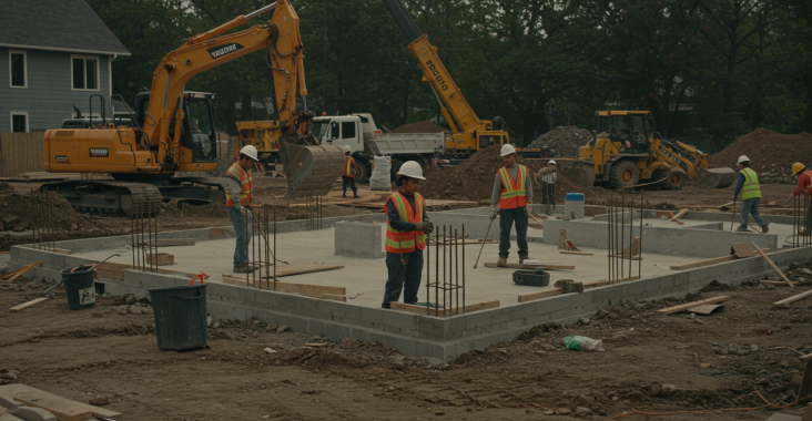 Un projet de construction résidentielle