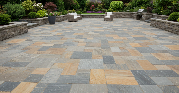 Utiliser la pierre naturelle pour des dallages extérieurs