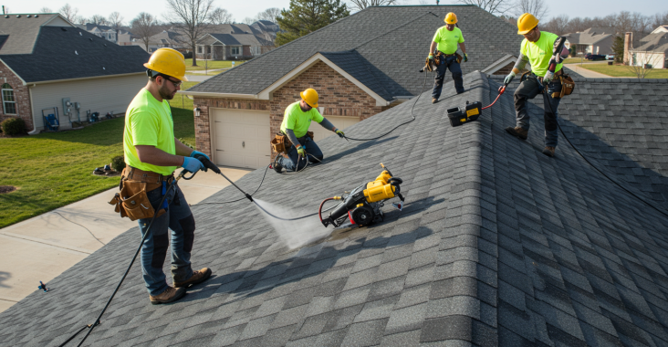 Effectuer l'entretien de toiture