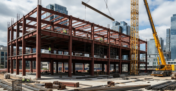 Construction en ossature métallique